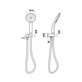 Loui_Hand-Shower-with-Wall-Bracket_T9089