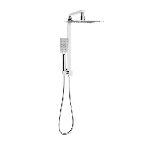 Sky Twin Shower Square Chrome