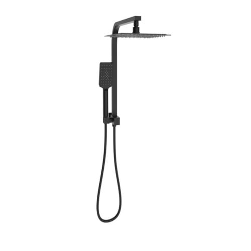 Sky Twin Shower Square Matte Black