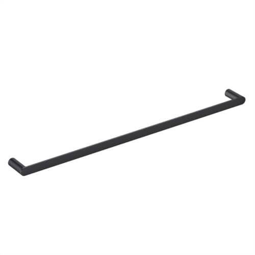 Sky Single Matte Black Towel Rail