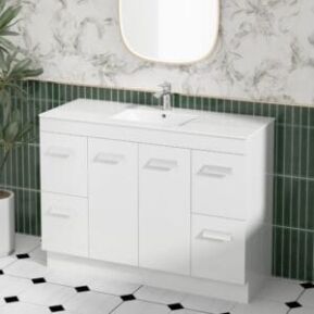 Erin PVC Bathroom Vanity Unit 120cm Erin PVC Bathroom Vanity Unit 120cm