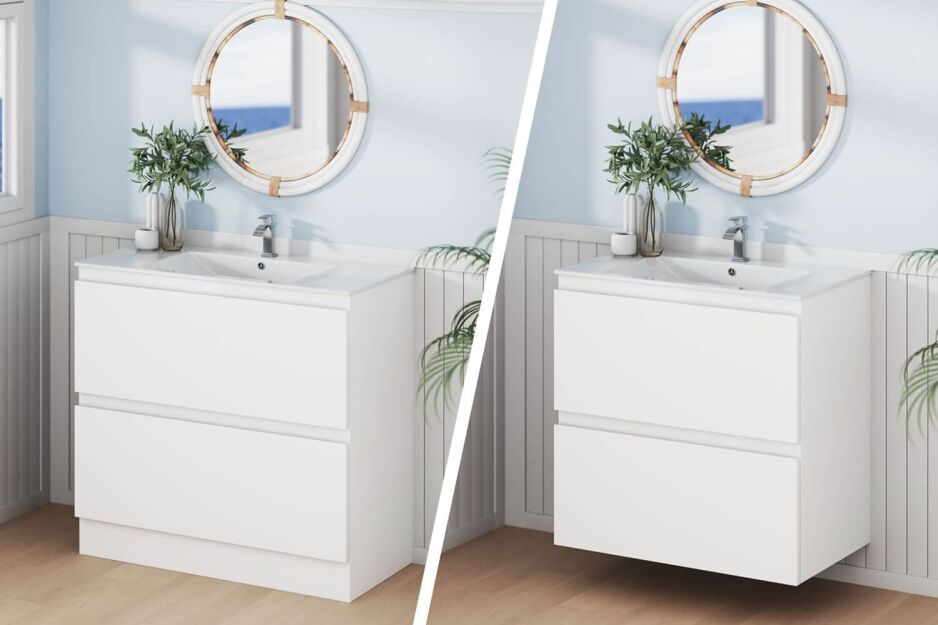 Freestanding vs Floating Vanities