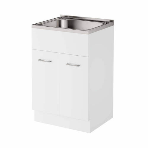 Alpine Laundry Sink and Cabinet 45 Ltr PVC alpine 45 litre laundry sink and PVC cabinet