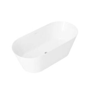 side angle view galaxy oval freestanding bath