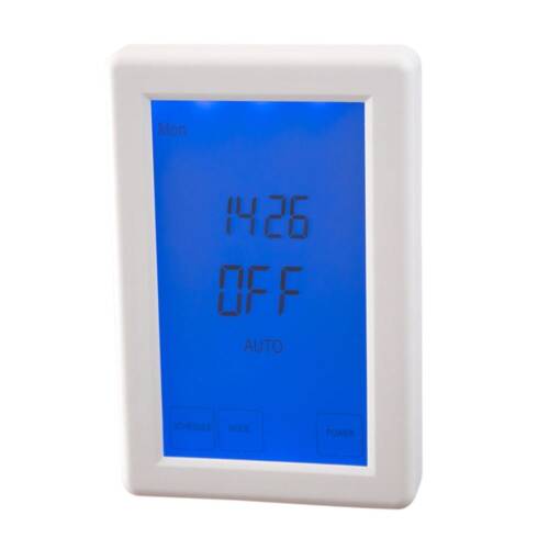 Digital Timer Switch For Heated Towel Rails – White Vertical Digital Timer Switch For Heated Towel Rails – White Vertical