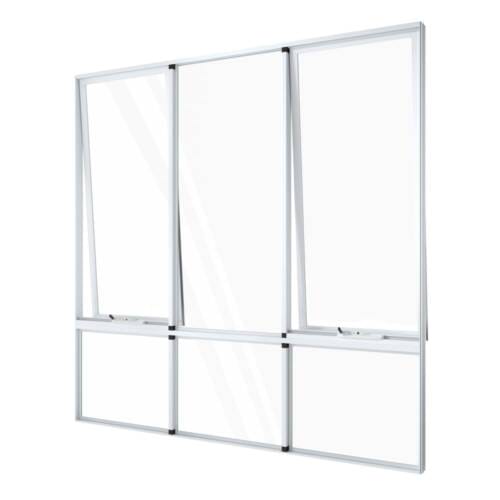 Double Awning with Centre Fixed Lite over Three Low Lites