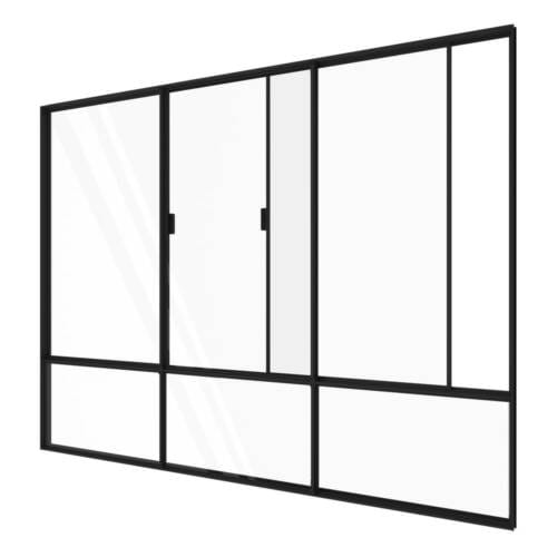 Double Slider with Fixed Lite over Three Low Lites