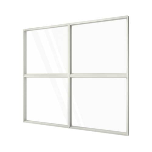 Four Panels Coupled Fixed Window