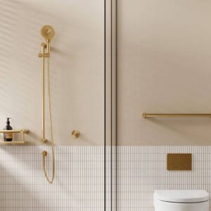 Rail-Mounted Hand Held Shower System Nero