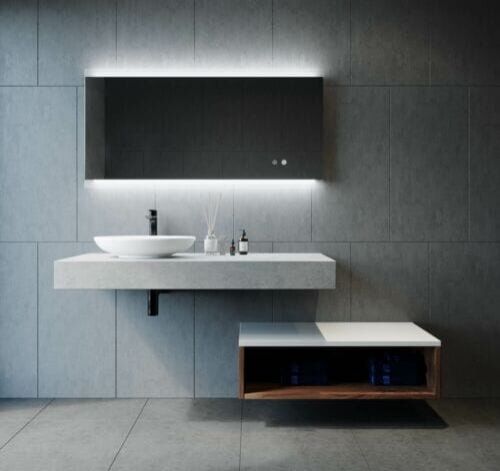 Miro LED Mirror 1500x750mm With Bluetooth Speaker Miro LED Mirror 1500x750mm