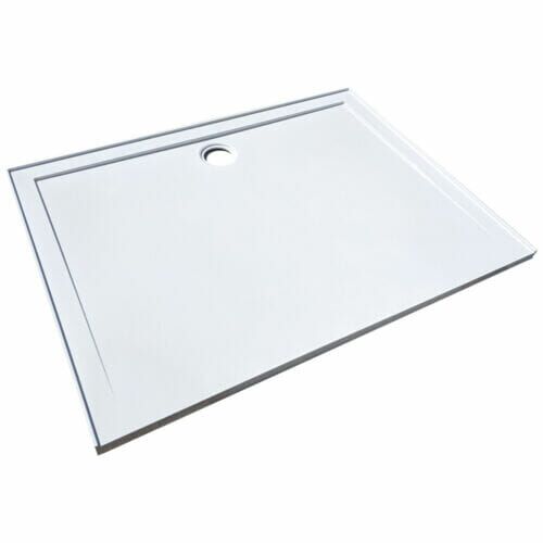 Alpine SMC Shower Base 900 x 1200mm Rear Outlet 120x90cm-smc-shower-base-alpine-perth