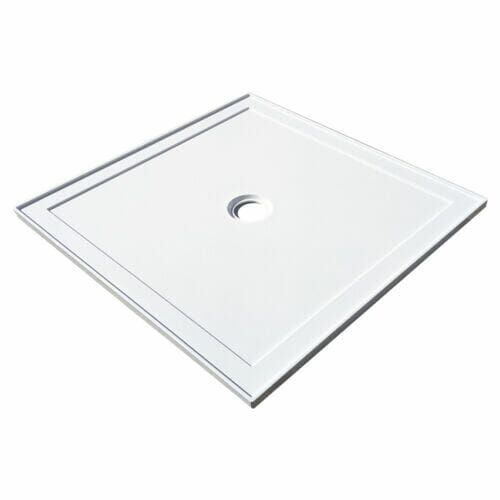 Alpine SMC Shower Base 900x900mm Centre Outlet SMC Shower Base 900x900mm Centre Outlet