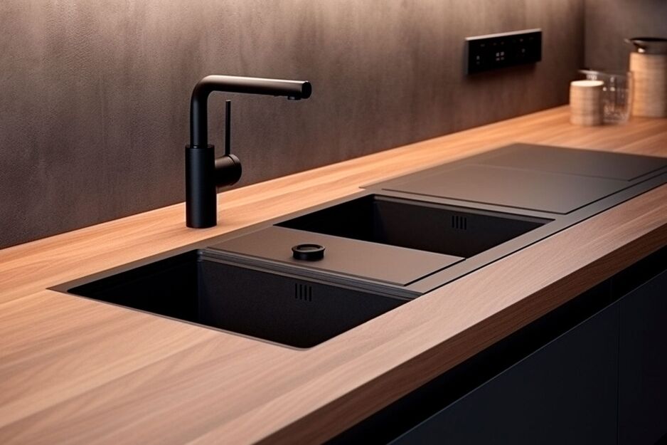 best black kitchen taps