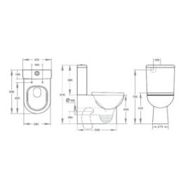 Mirage Toilet Suite Specs
