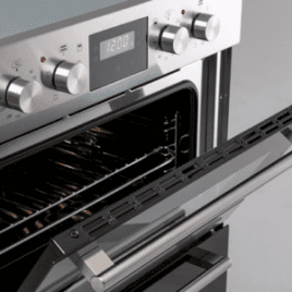 EO8060DX -Multifunction Double Oven – top oven open EO8060DX -Multifunction Double Oven - top oven open