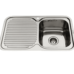 Classic Standard 780 Single Bowl & Drainer - Right bowl