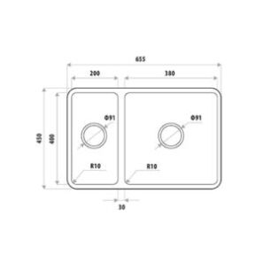 Liberty 1.5 Bowl Sink Specs