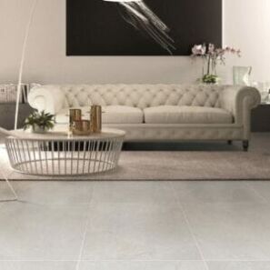 Magic Stone White Tile Installation