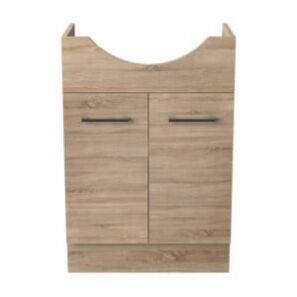 Jessica PVC Semi-Recessed 60cm R-Oak Front View