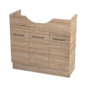 COJESR90PRO-2 Jessica PVC Semi-Recessed 90cm R-Oak Doors Closed