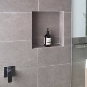 Niches Setting 1000px Shower Niche Installation