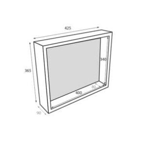 Therma Niche 425mm x 365mm x 90mm Specs Therma Niche 425mm x 365mm x 90mm Specs