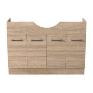 Jessica PVC Semi-Recessed 120cm R-Oak Front View