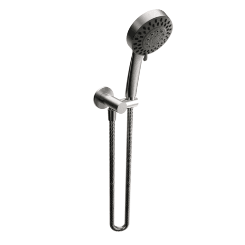 Elle Stainless Steel Hand Shower with Wall Bracket Elle Stainless Steel Hand Shower with Wall Bracket