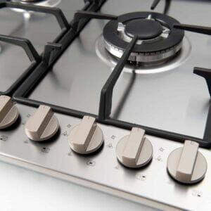 90cm Gas Cooktop ECT900GX - control knobs