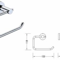 Round Toilet Paper Holder Specs