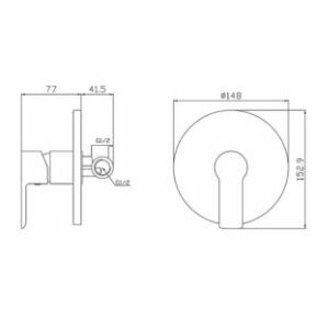 Duet Shower Mixer Specs