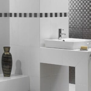 Matte White Romani Serenity Bianca Tile Installation