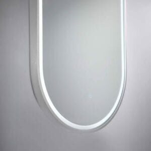 Great Gatsby LED Mirror Brushed Nickel Frame