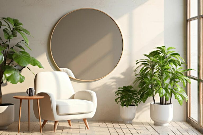 large round mirrors perth