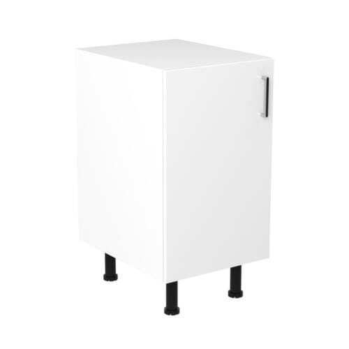 45cm Base Cabinet Left Hand with Sky Chrome Handle (Side View)