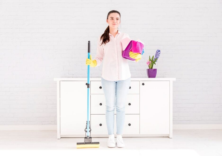 cleaning tiles