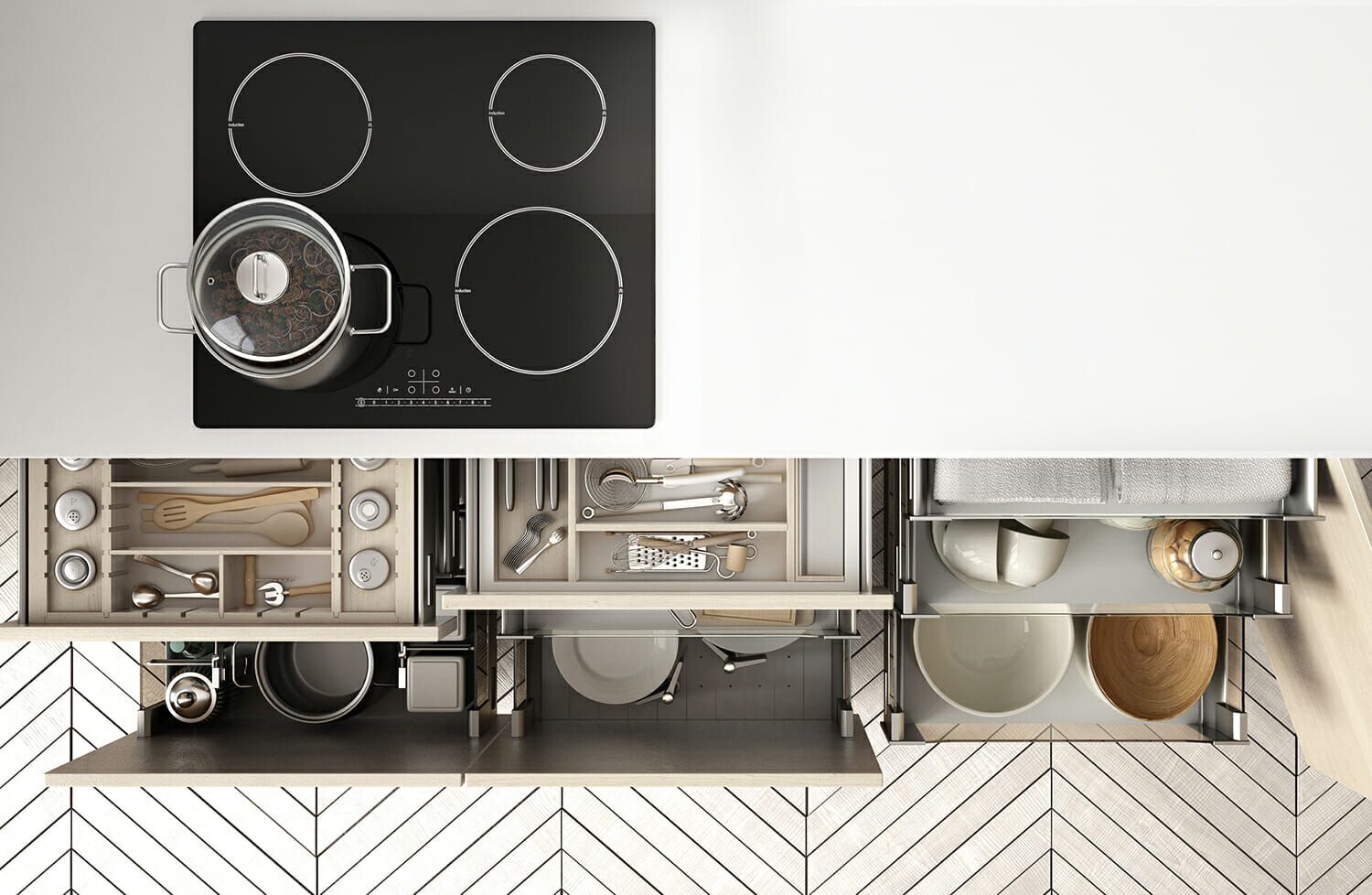 deep drawer organiser