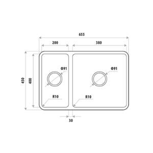 Liberty 1.5 Bowl Sink Specs