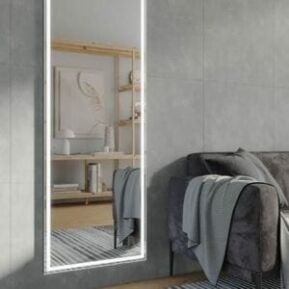 GGAR60-MB_1 Great Great Arch LED Mirror Framed 600x1800mm