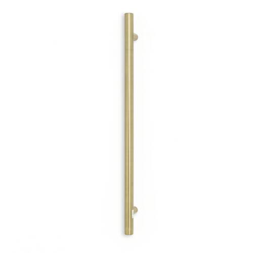 Round Vertical Heated Towel Rail – Light Gold Light Gold Vertical Heated Towel Rail