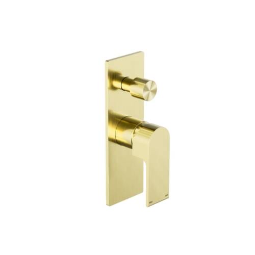 Bianca Shower Mixer With Diverter Brushed Gold Bianca Shower Mixer With Diverter Brushed Gold