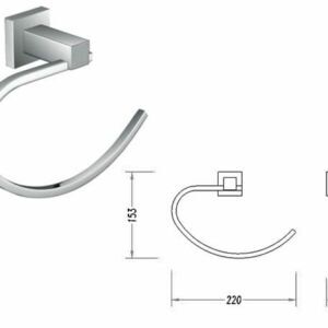 Square Towel Ring