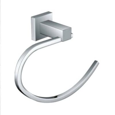 Square Towel Ring - Chrome
