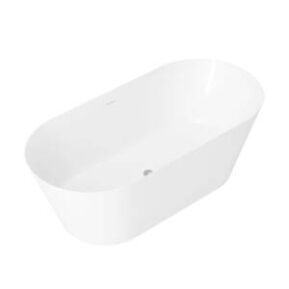 oval 150cm acrylic freestanding bath