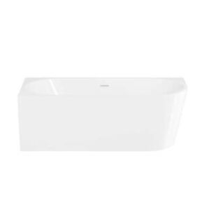 left hand corner side angle of freestanding corner bath