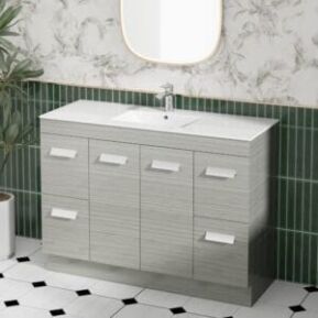 120cm PVC Woodlands Bathroom Vanity