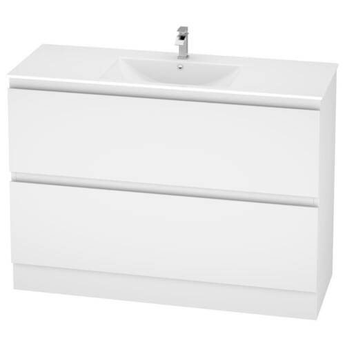 Marine Double Drawer & Kickboard 120cm PVC Vanity Unit