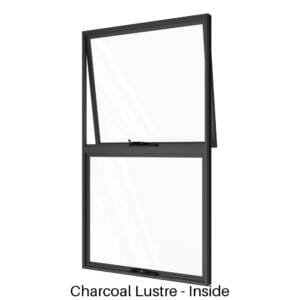 Single Awning over Single Charcoal Lustre Inside