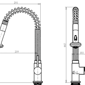 Fiona Spring Sink Mixer Specs