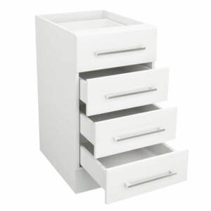 BD45_open Four Drawer Base Cabinet 45cm
